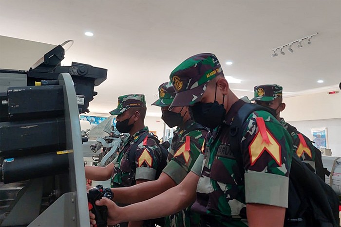 Sebanyak 779 Taruna Akademi TNI mengunjungi Museum Pusat TNI AU Dirgantara Mandala (Muspusdirla) Yogyakarta.