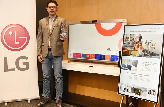LG perusahaan elektronik asal Korea Selatan menghadirkan seperangkat lengkap solusi komunikasi untuk kebutuhan bisnis.