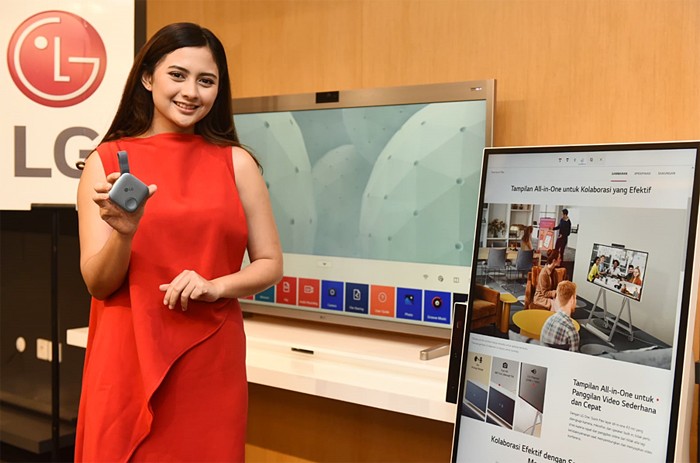 LG perusahaan elektronik asal Korea Selatan menghadirkan seperangkat lengkap solusi komunikasi untuk kebutuhan bisnis.