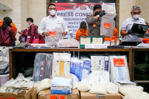 Dittipideksus Bareskrim Polri berhasil mengungkap kasus investasi bodong alat kesehatan yang telah menelan 283 korban.