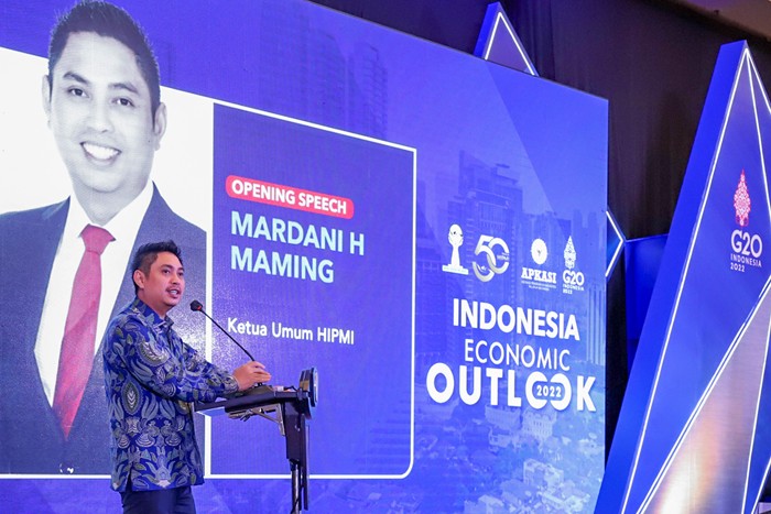 Webinar “Momentum Presidensi G20 untuk Akselerasi Pemulihan Ekonomi” di Jakarta, Selasa (25/1/2022).