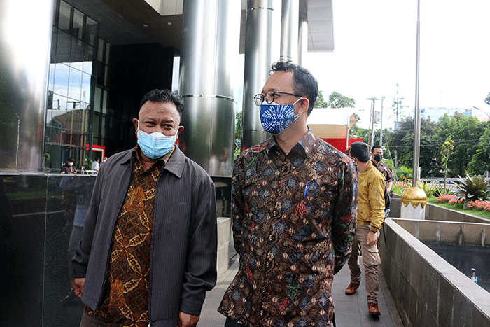 Kedatangan Komnas HAM tersebut untuk memeriksa Bupati Langkat nonaktif Terbit Rencana Perangin Angin.
