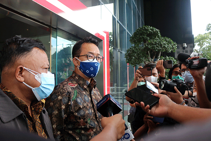 Kedatangan Komnas HAM tersebut untuk memeriksa Bupati Langkat nonaktif Terbit Rencana Perangin Angin.
