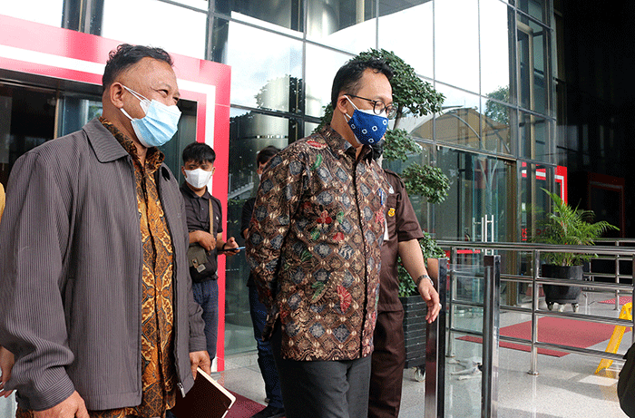 Kedatangan Komnas HAM tersebut untuk memeriksa Bupati Langkat nonaktif Terbit Rencana Perangin Angin.