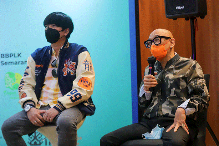 Konferensi pers Jakarta Fashion Trend 2022 di Jakarta, Rabu (9/2/2022).