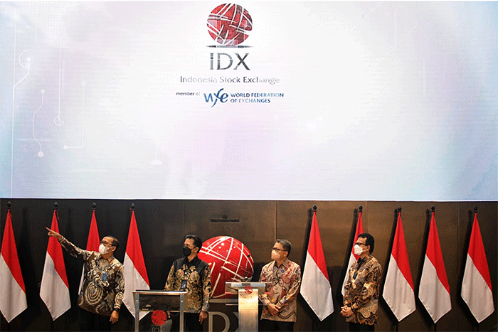 Prosesi pembukaan pasar saham sebagai bagian dari acara perayaan Hari Ulang Tahun BTN ke 72 di Jakarta, Rabu (9/2/2022).