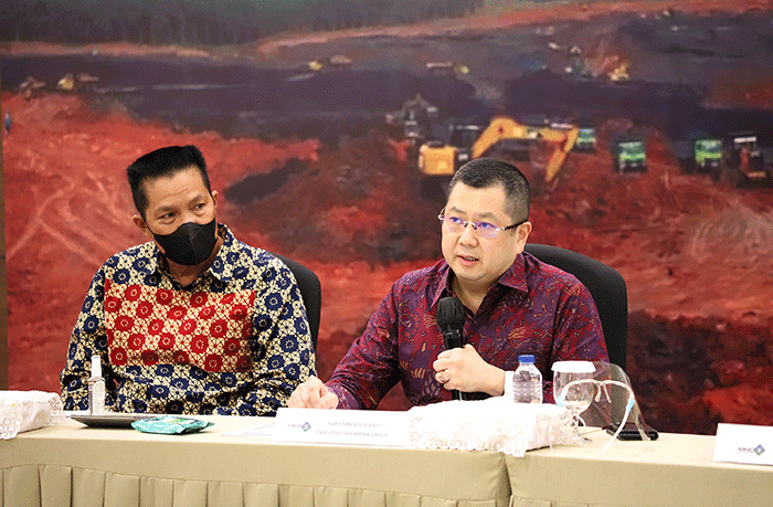 Rapat Umum Pemegang Saham Luar Biasa (RUPSLB) di Gedung Inews lantai 3, Jakarta Pusat, Kamis (10/2/2022).