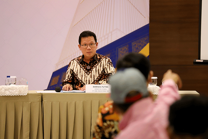 Rapat Umum Pemegang Saham Luar Biasa (RUPSLB) di Gedung Inews lantai 3, Jakarta Pusat, Kamis (10/2/2022).