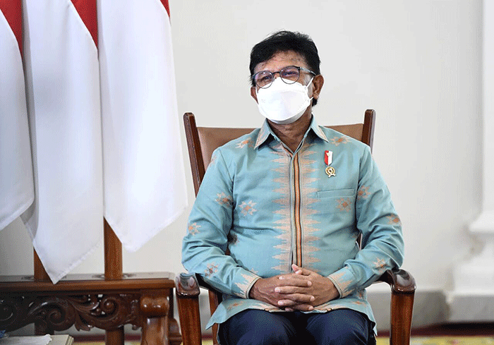 Presiden Joko Widodo menghadiri acara puncak peringatan Hari Pers Nasional Tahun 2022 secara virtual dari Istana Kepresidenan Bogor.