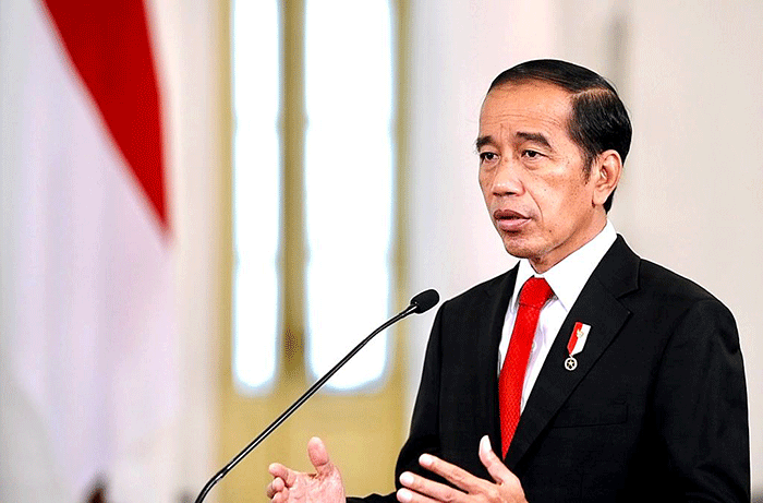 Presiden Joko Widodo menyampaikan sejumlah capaian dan komitmen Indonesia dalam perlindungan laut.