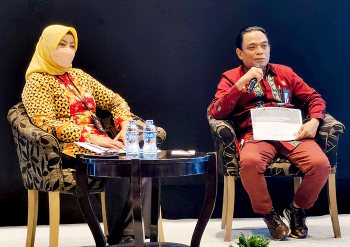 Sharing Session BNPT Bersama Media Massa Dengan Tema Konsep Pentahelix Pencegahan Radikalisme & Teroriame di Jakarta, Jumat, (18/2/2022).