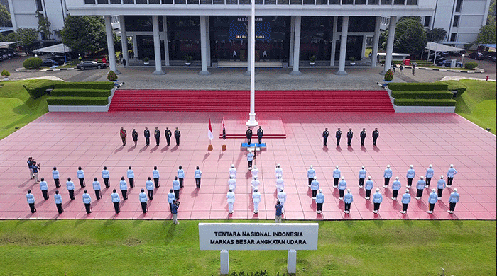 Kasau Marsekal TNI Fadjar  Prasetyo, menerima kunjungan kehormatan Chief of Air Force (CAF) Royal Australian Air Force (RAAF) Air Marshal Mel Hupfeld.