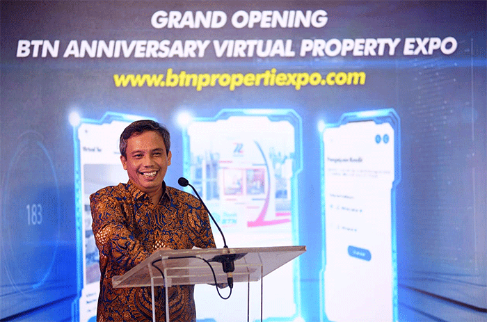 BTN Anniversary Virtual Property Expo di Jakarta, Selasa (22/2/2022).