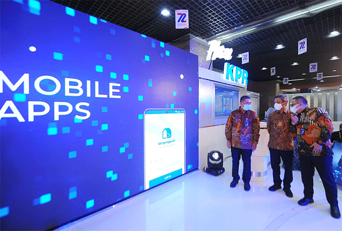 Peluncuran aplikasi BTN Properti for Developer di Jakarta, Selasa (22/2/2022).