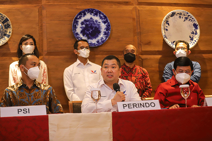 Pertemuan keenam Partai politik non-parlemen ini membahas untuk bersama-sama terlibat aktif dalam pencalonan presiden (Pencapresan) pada kontestasi Pemilu 2024.