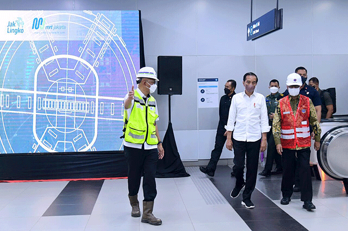 Presiden Joko Widodo mendorong keberlanjutan penyediaan transportasi yang modern, nyaman, dan terintegrasi khususnya di DKI Jakarta.