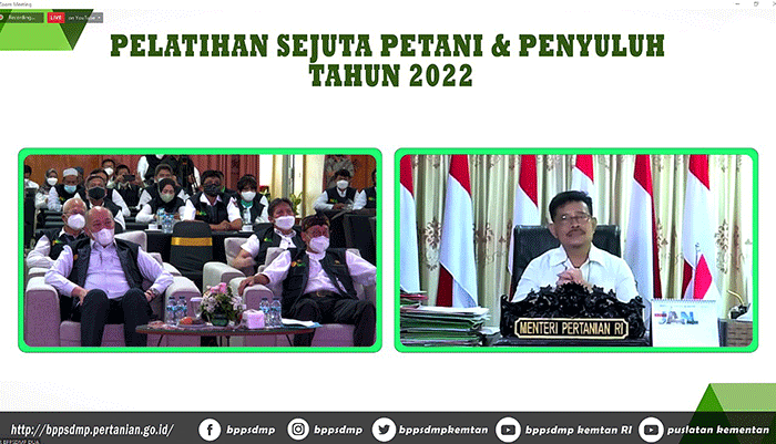 Menteri Pertanian Syahrul Yasin Limpo (Mentan SYL) memberi perhatian khusus terhadap pelatihan petani milenial yang ada di wilayah Merauke, Papua.