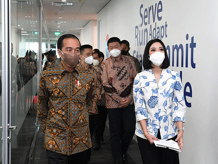 Presiden Joko Widodo mengatakan bahwa Indonesia memiliki potensi yang besar dalam ekonomi digital, yaitu diperkirakan mencapai USD146 miliar pada tahun 2025.
