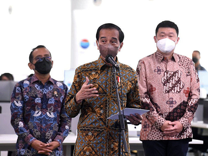 Presiden Joko Widodo mengatakan bahwa Indonesia memiliki potensi yang besar dalam ekonomi digital, yaitu diperkirakan mencapai USD146 miliar pada tahun 2025.