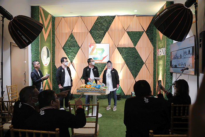 Perayaan HUT ke-23 SP BNI di Jakarta, Kamis (3/3/2022).