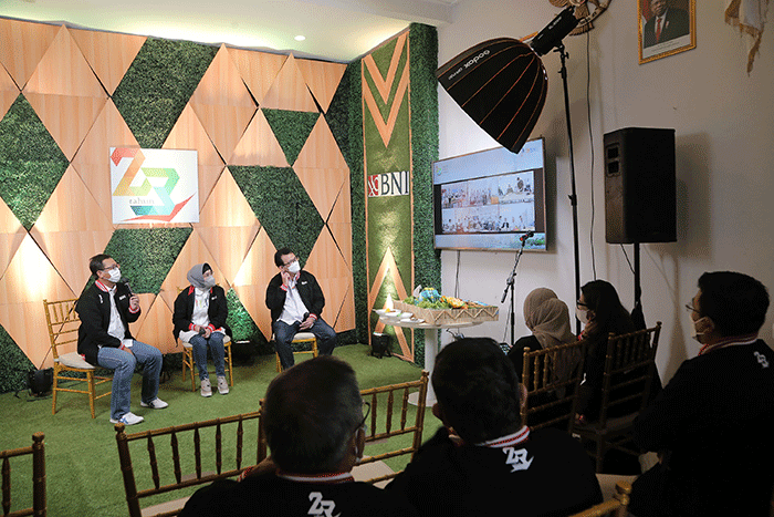Perayaan HUT ke-23 SP BNI di Jakarta, Kamis (3/3/2022).