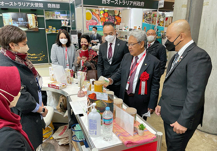 Paviliun Indonesia kembali hadir di FOODEX 2022 pada 8-11 Maret 2022 di Makuhari Messe, Chiba, Jepang.