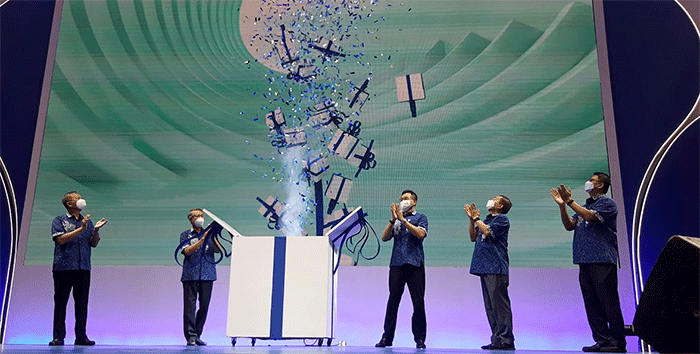 BCA Expoversary 2022 di Indonesia Convention Exhibition (ICE) BSD, Kamis (10/3/2022).