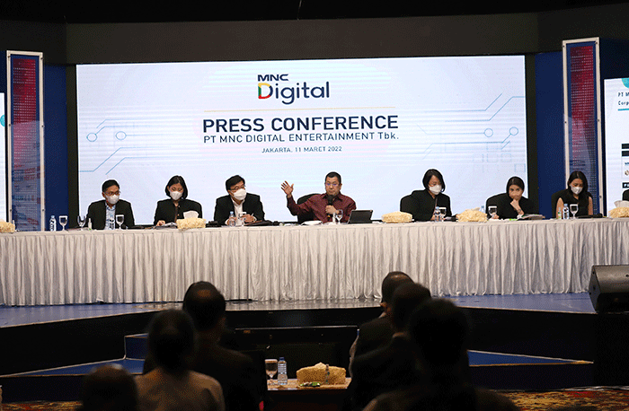 RUPSLB MNC Digital di iNews Tower Jakarta, Jumat (11/3/2022).