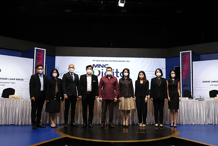 RUPSLB MNC Digital di iNews Tower Jakarta, Jumat (11/3/2022).