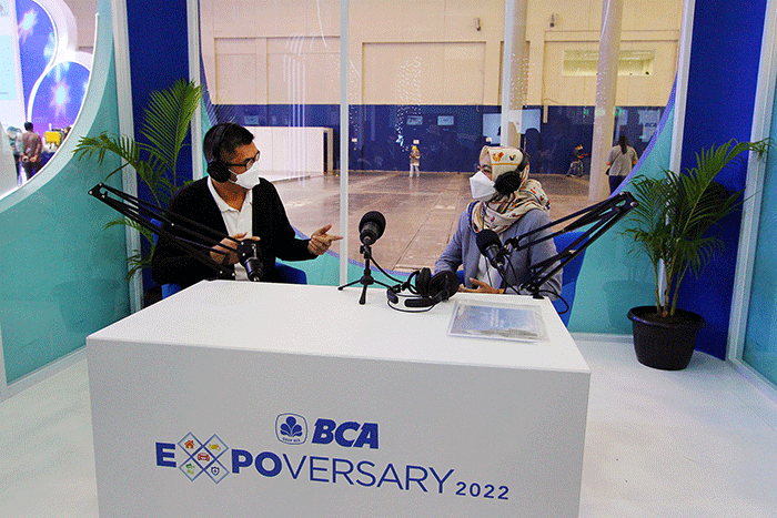 BCA Expoversary 2022, Tangerang Selatan, Banten, Sabtu (12/3/2022).
