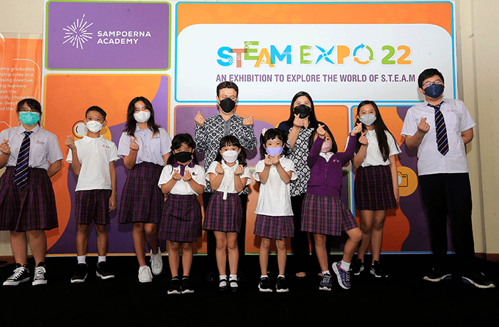 Science, Technology, Engineering, Arts, dan Mathematics (STEAM) Expo di BSD City, Tangerang Selatan, Banten, Jumat (11/3/2022).
