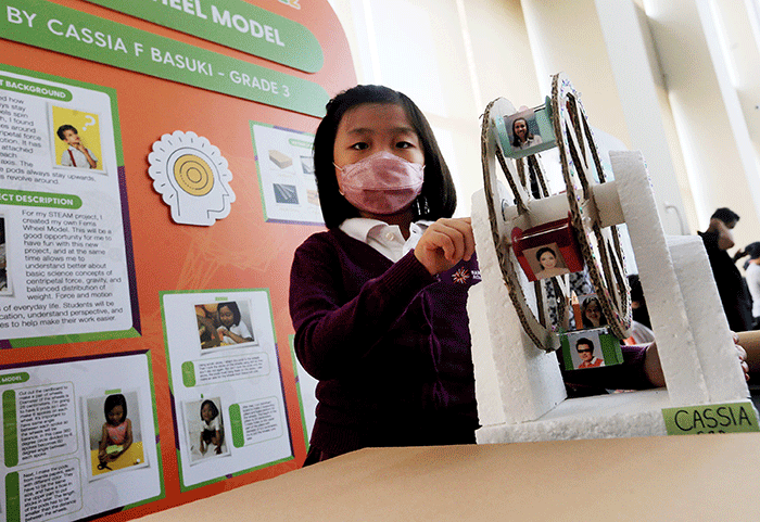 Science, Technology, Engineering, Arts, dan Mathematics (STEAM) Expo di BSD City, Tangerang Selatan, Banten, Jumat (11/3/2022).
