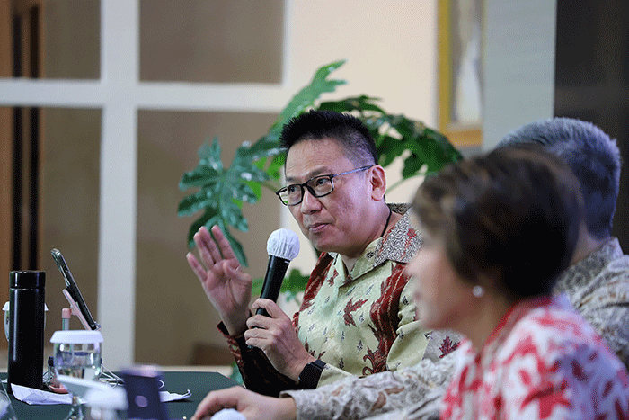 Press conference PAAI terkait pentingnya asuransi di Jakarta, Senin (14/3/2022).