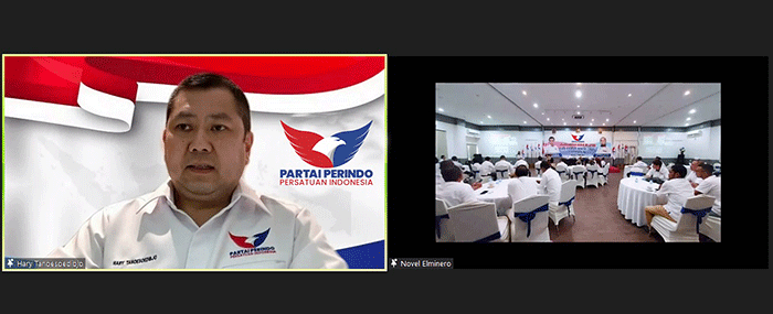 Ketua Umum Partai Persatuan Indonesia (Perindo) Hary Tanoesoedibjo menargetkan perolehan suara tiga kali lipat di Provinsi Maluku.
