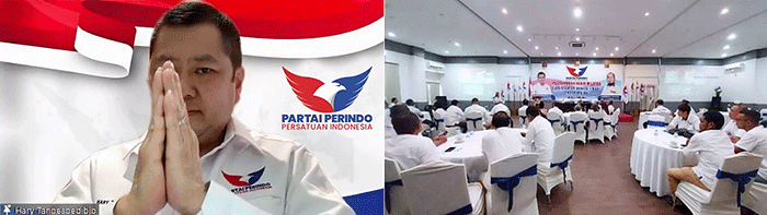 Ketua Umum Partai Persatuan Indonesia (Perindo) Hary Tanoesoedibjo menargetkan perolehan suara tiga kali lipat di Provinsi Maluku.