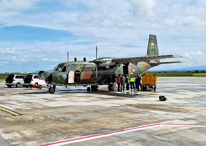 TNI Angkatan Udara dan Badan Riset & Inovasi Nasional (BRIN), melaksanakan operasi Teknologi Modifikasi Cuaca (TMC), di kawasan Sirkuit Mandalika.