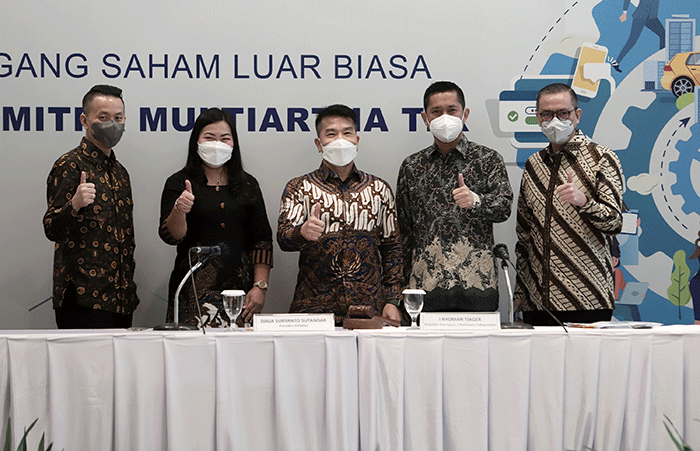 Wom Finance gelar RUPST dan RUPSLB Tahun Buku 2021 di Jakarta, Kamis (24/3/2022).