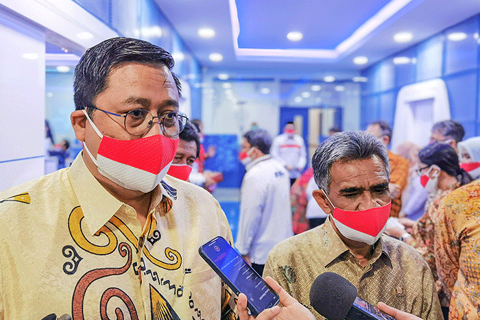 Penandatanganan nota kesepakatan dan rencana kerja di Jakarta, Sabtu (26/3/2022).