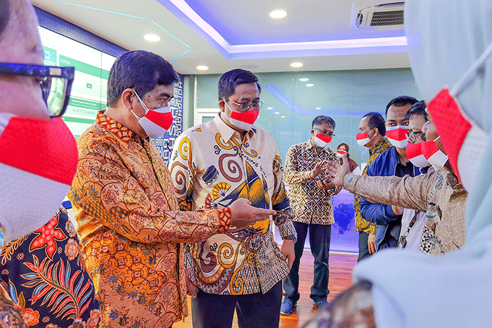 Penandatanganan nota kesepakatan dan rencana kerja di Jakarta, Sabtu (26/3/2022).