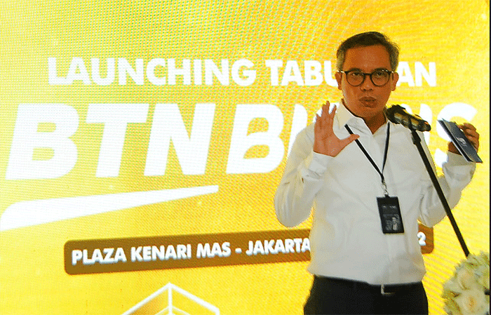 Peluncuran Tabungan BTN Bisnis di Jakarta, Rabu (30/3/2022).
