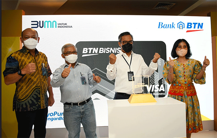 Peluncuran Tabungan BTN Bisnis di Jakarta, Rabu (30/3/2022).