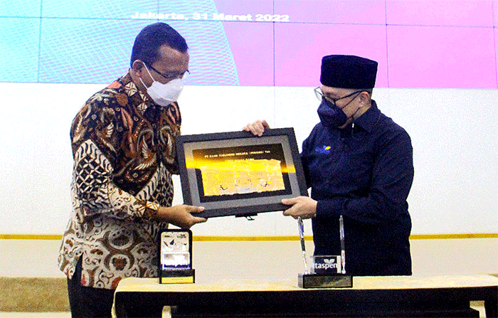 Perjanjian Kerjasama (PKS) perihal Pembayaran Tabungan Hari Tua, Pensiun, Jaminan Kecelakaan Kerja, dan Jaminan Kematian Melalui Rekening di Jakarta.