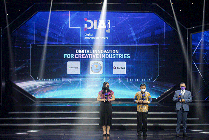 Badan Narkotika Nasional (BNN) Republik Indonesia raih penghargaan DIA 2022.