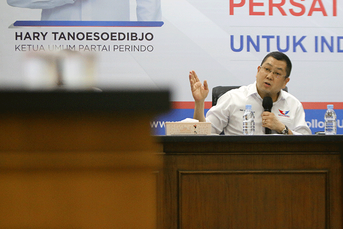 Ketua Umum Partai Perindo Hary Tanoesoedibjo kedua secara resmi menunjuk Tama Satya Langkun sebagai Ketua DPP Partai Perindo Bidang Hukum dan HAM.