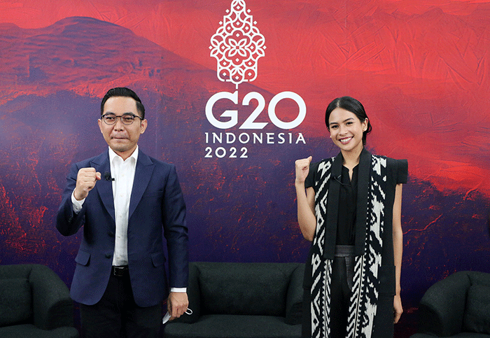 Pemerintah Indonesia menunjuk Maudy Ayunda sebagai Juru Bicara (Jubir) Presidensi G20.