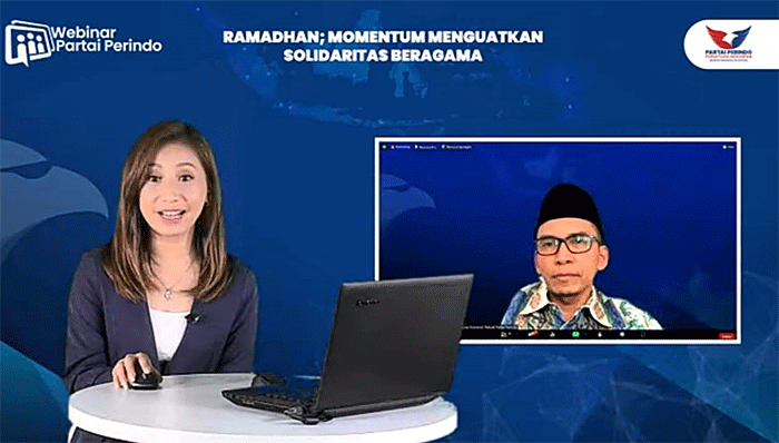 Partai Persatuan Indonesia (Perindo) kembali menggelar webinar mingguan bertajuk 