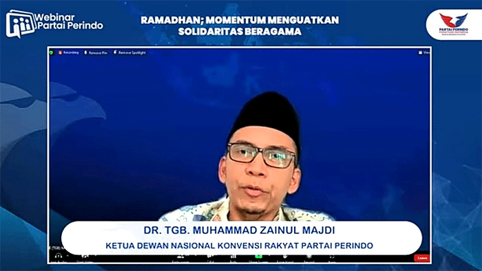Partai Persatuan Indonesia (Perindo) kembali menggelar webinar mingguan bertajuk 