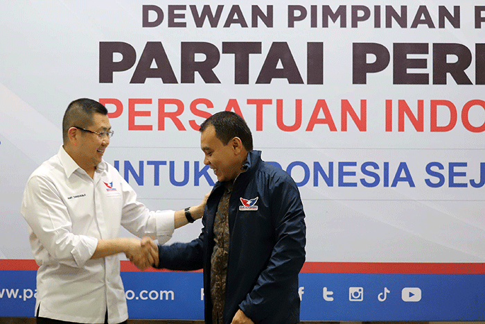 Ketua Umum DPP Partai Perindo, Hary Tanoesoedibjo menyampaikan bahwa pelantikan tokoh sebagai kader partainya ini bukan kali pertama dilakukan.