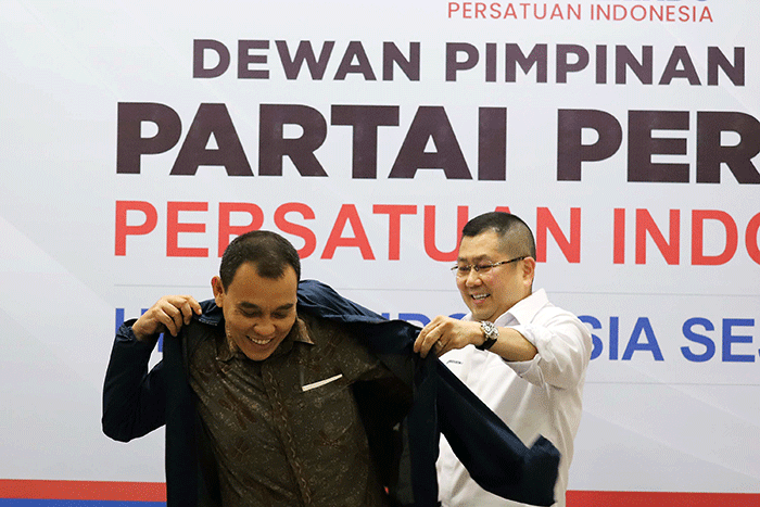 Ketua Umum DPP Partai Perindo, Hary Tanoesoedibjo menyampaikan bahwa pelantikan tokoh sebagai kader partainya ini bukan kali pertama dilakukan.