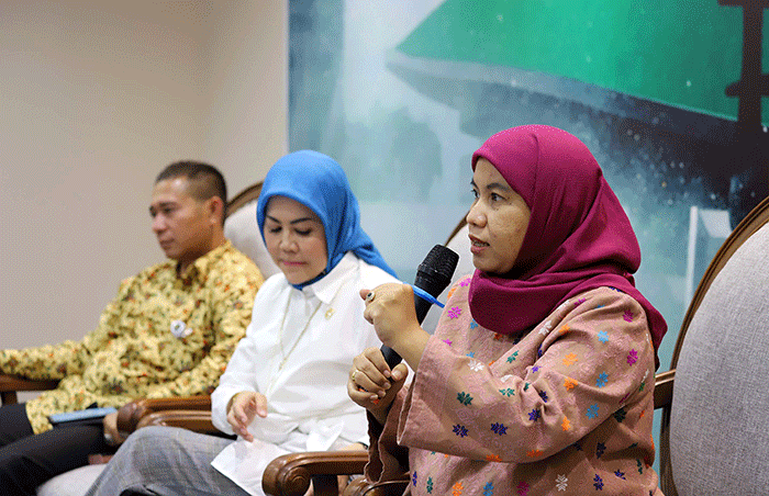 Diskusi Dialektika, Demokrasi di Media Center, Gedung Nusantara III, Kompleks Parlemen MPR/DPR-DPD, Senayan, Jakarta, Kamis (14/4/2022).